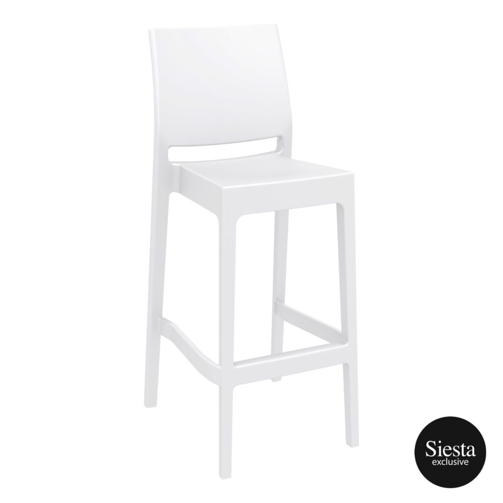 Maya Barstool 75 – White image