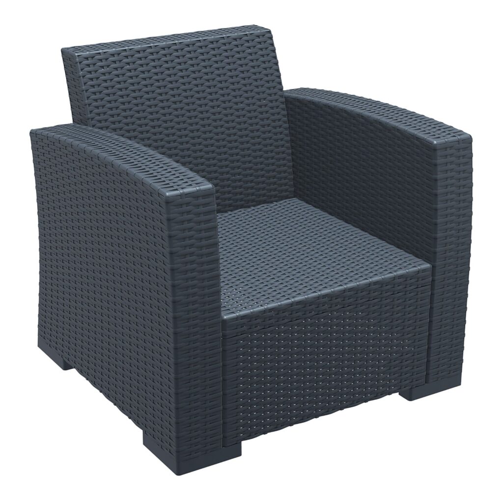 Monaco Lounge Armchair Single – Chocolate image