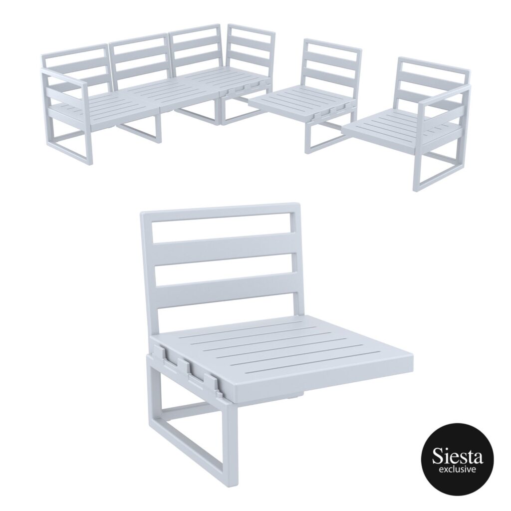 Mykonos Extension Part – Silver Grey image