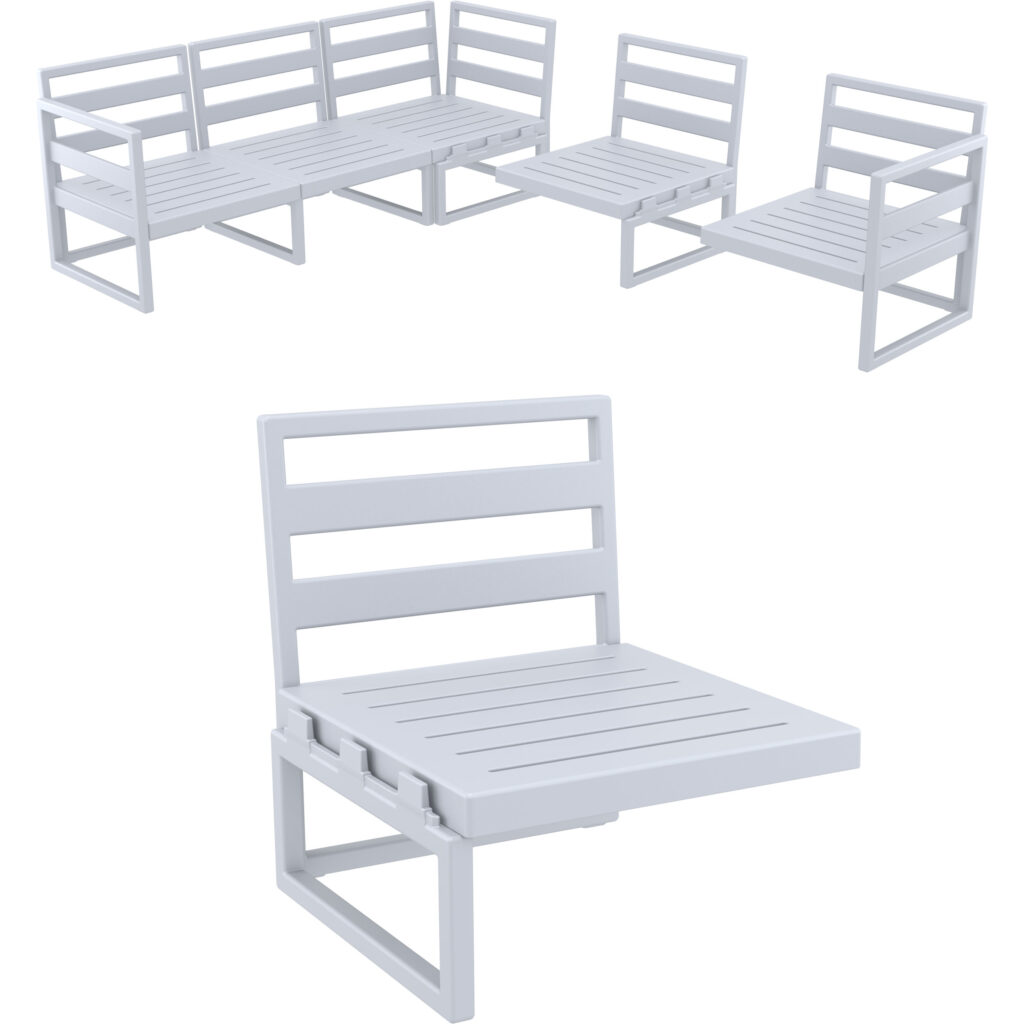 Mykonos Extension Part – Silver Grey image