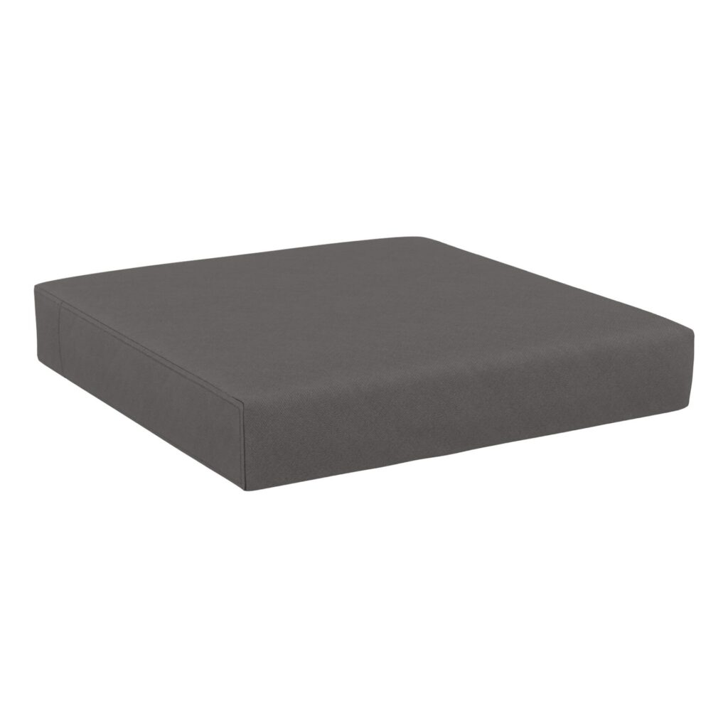 Mykonos Lounge Armchair – Silver Grey with Black Cushions image