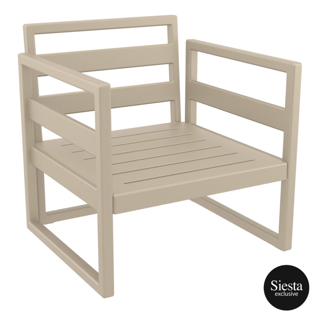 Mykonos Lounge Armchair – Taupe image