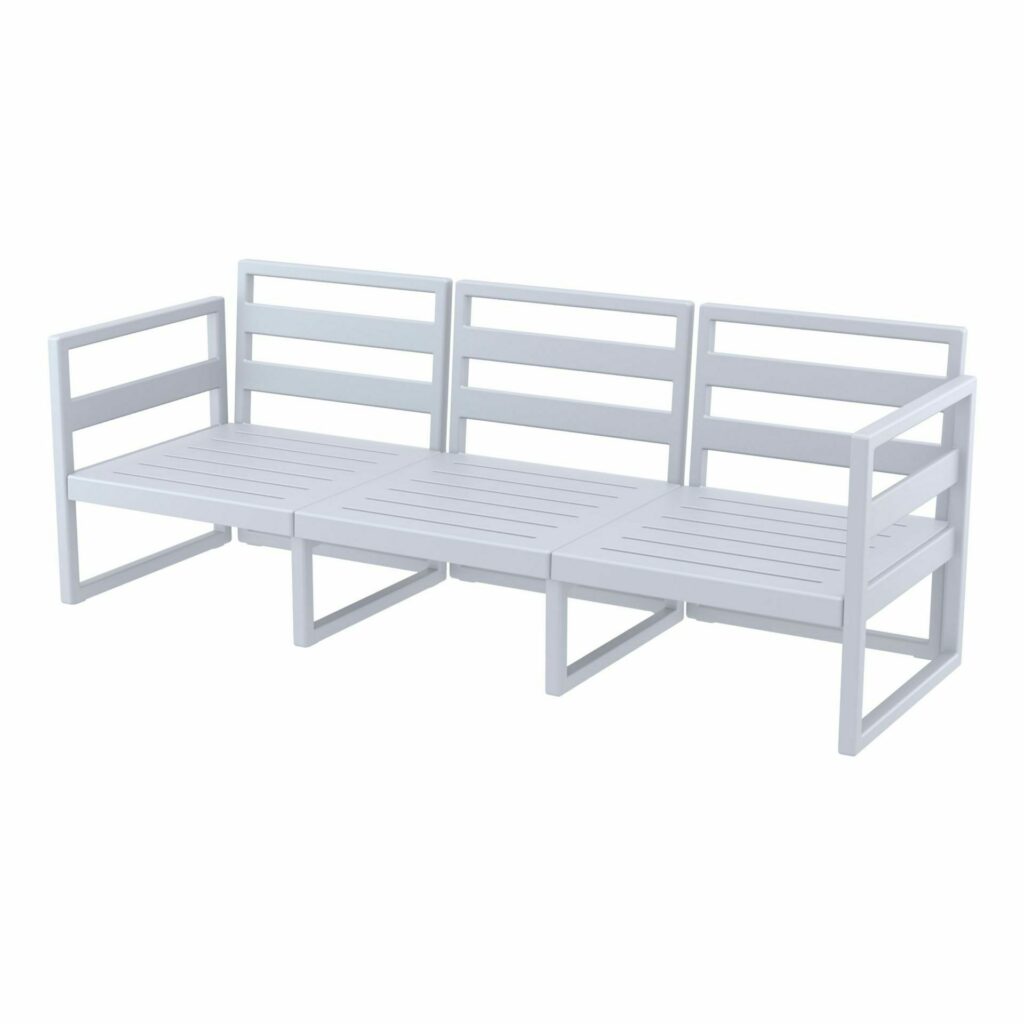 Mykonos Lounge Set XL – Silver Grey – No cushions image