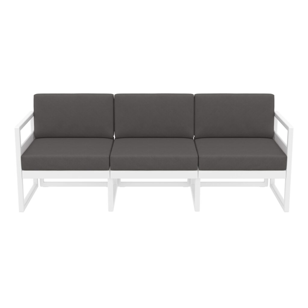 Mykonos Lounge Set XL – Taupe with Brown Cushions image