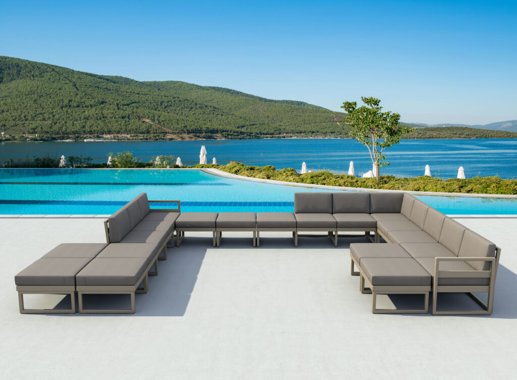 Mykonos Lounge Table – Silver Grey image
