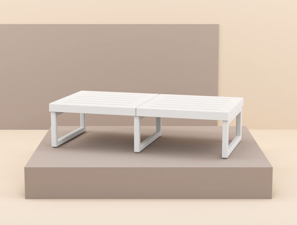 Mykonos Lounge Table XL – Silver Grey image