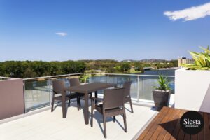 Orlando 140 Table Ibiza Armchair 4 Seat Package – Chocolate