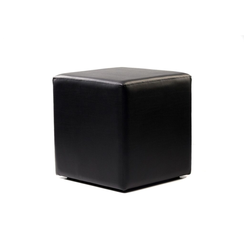 Ottoman Cube – Black image