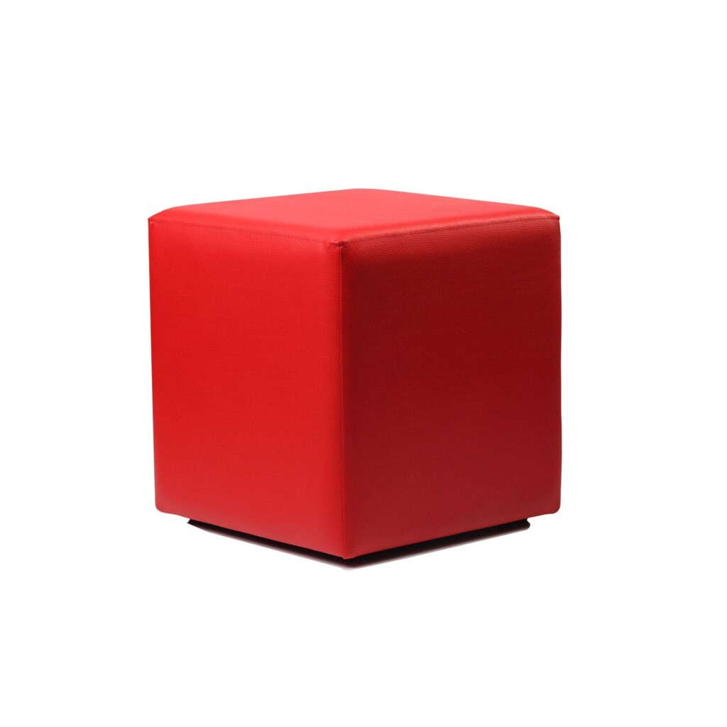 Ottoman Cube – Red image