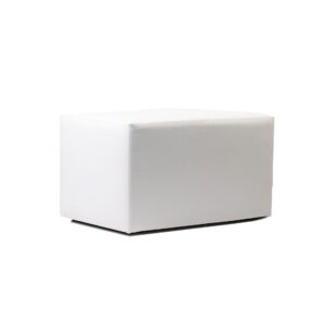Ottoman Rectangle – White