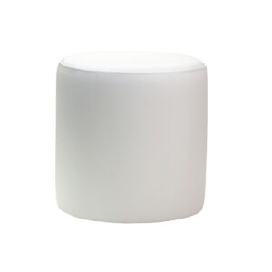 Ottoman Round – White