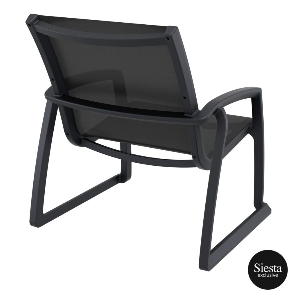 Pacific Lounge Armchair – Anthracite/Black image