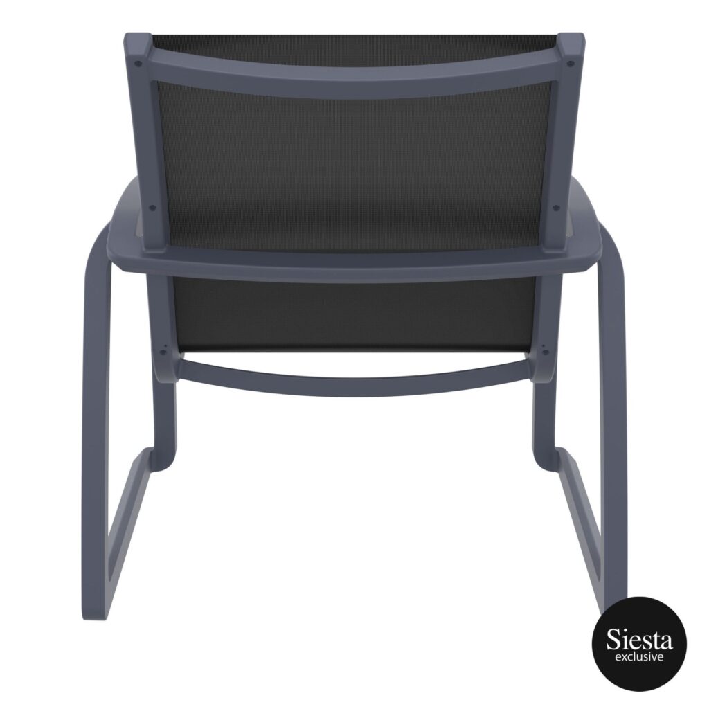 Pacific Lounge Armchair – Anthracite/Black image