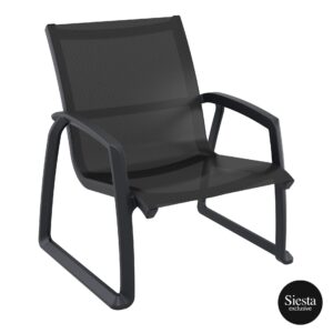 Pacific Lounge Armchair – Black