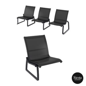Pacific Lounge Extension Part – Black