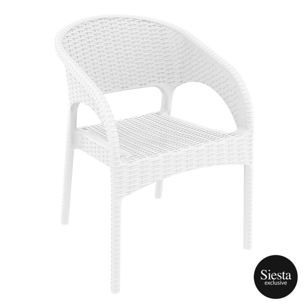 Panama Armchair – White image