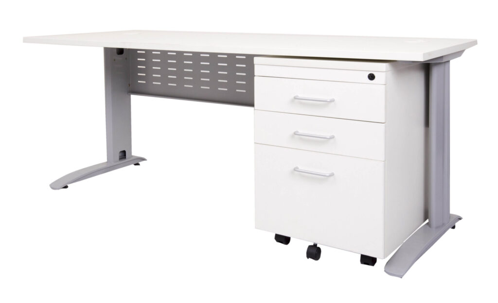 Rapid Span Desks – White Top (1200W x 730H x 700D) image