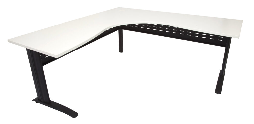 Span White Corner Workstations (1500W x 730H x 1500D) image
