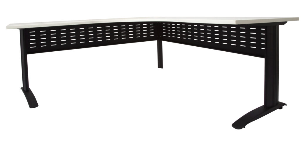 Span White Corner Workstations (1500W x 730H x 1500D) image