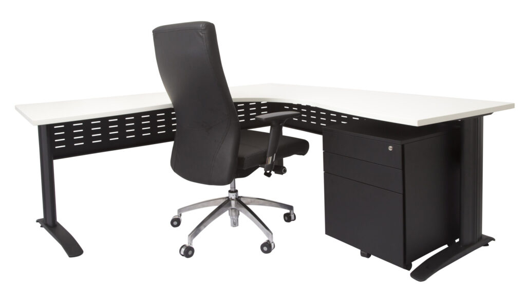 Span White Corner Workstations (1800W x 730H x 1200D) image