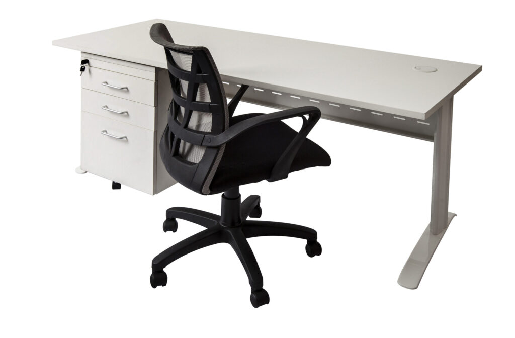 Rapid Span Desks – White Top (1200W x 730H x 700D) image
