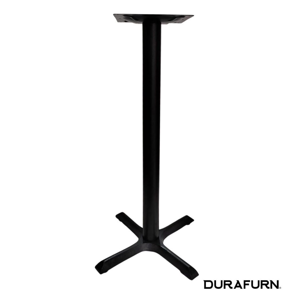 Richmond 760X760 Cross Base Bar Height With Heavy Duty Top Plate – Black image