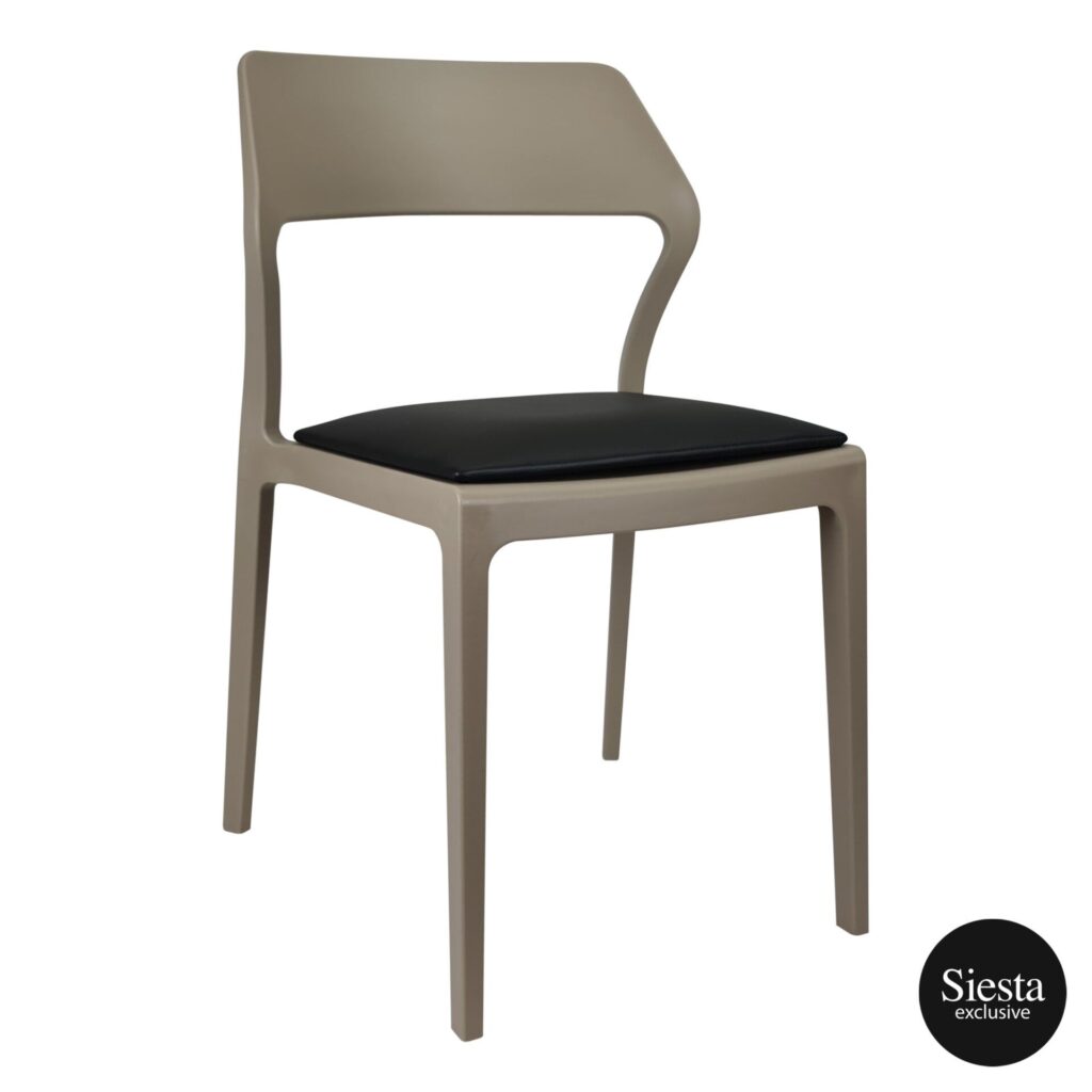 Seat Cushion – Black Vinyl (Snow/Plus Chair) image