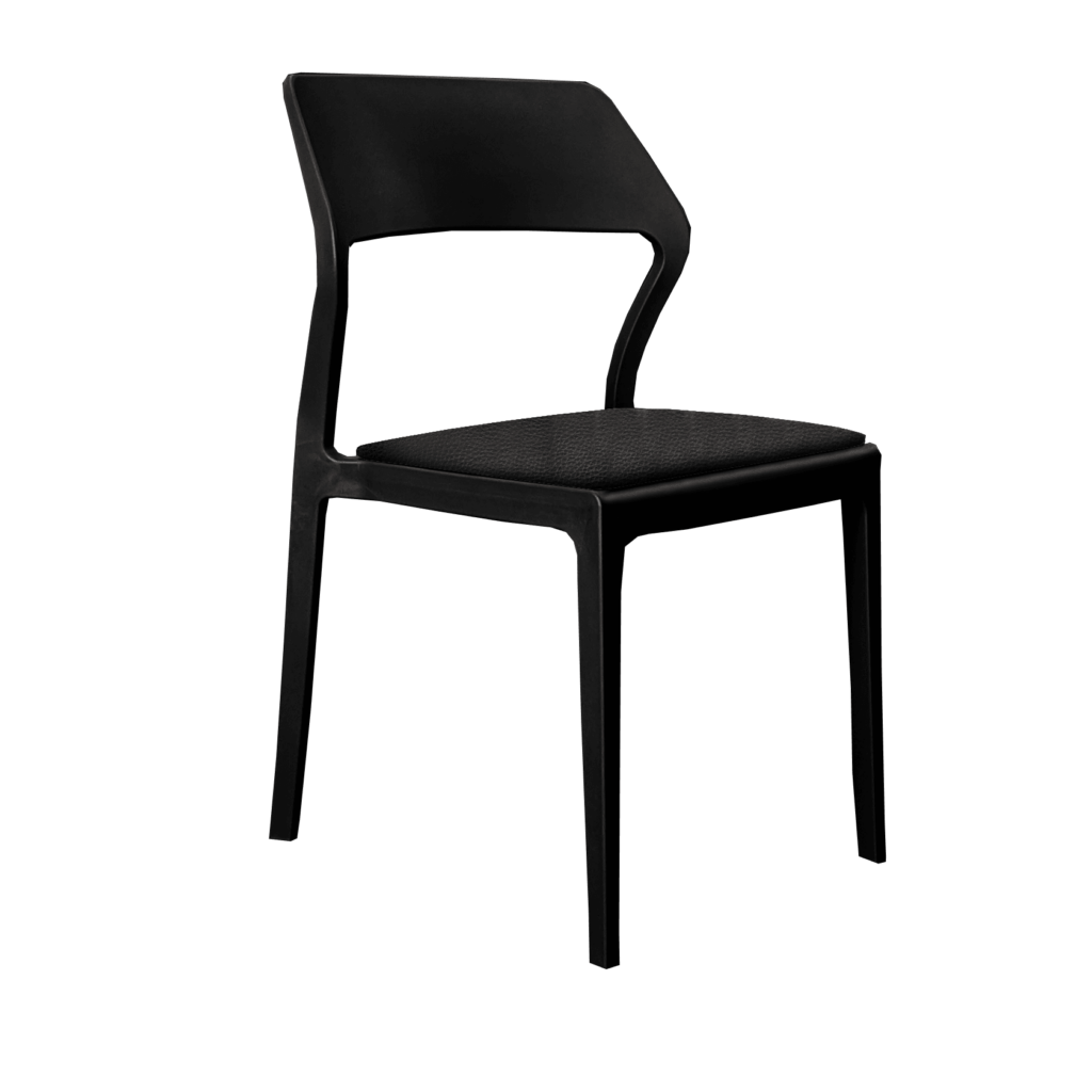 Seat Cushion – Black Vinyl (Snow/Plus Chair) image