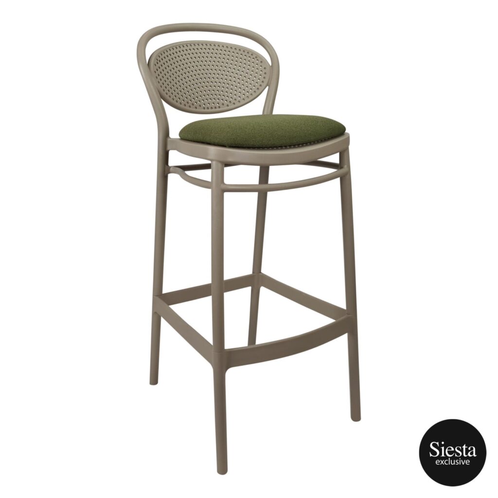 Seat Cushion – Olive Green Fabric (Victor/Marcel/Cross) Barstool image