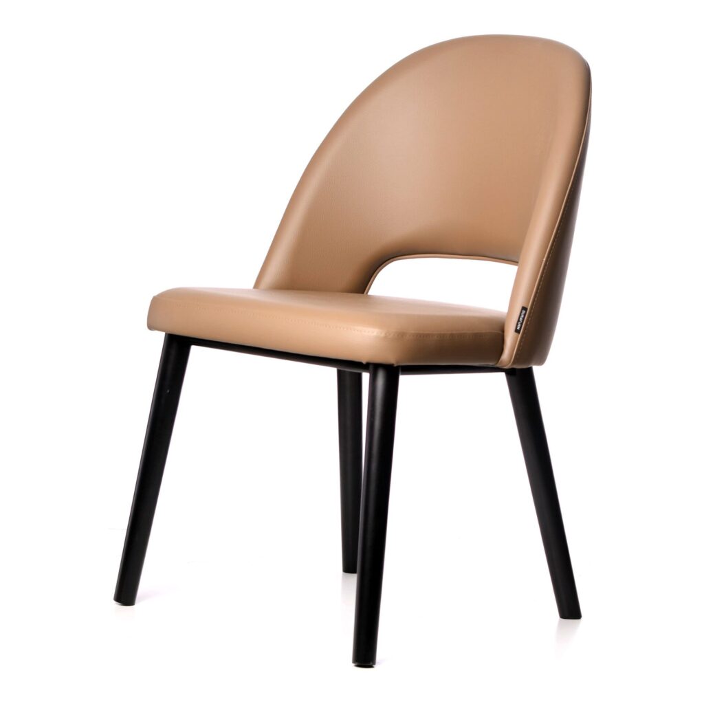 Semifreddo Chair – Black Legs/Anthracite Vinyl image