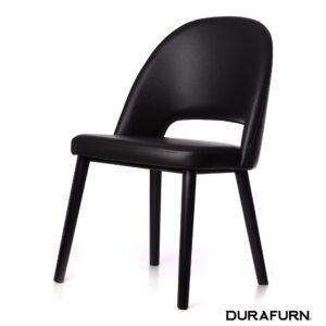 Semifreddo Chair – Black Legs/Black Vinyl