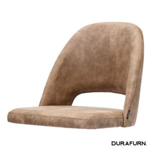 Semifreddo Upholstered Shell Mocha Fabric