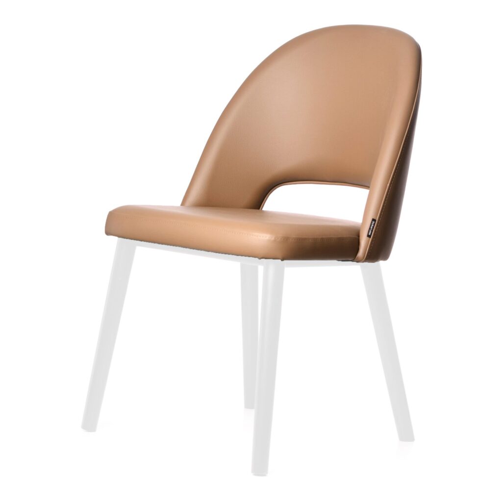Semifreddo Upholstered Shell – Taupe Vinyl image