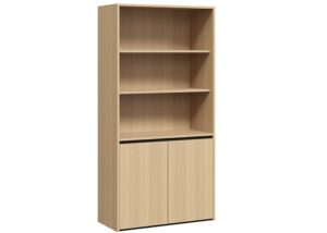 Shadowline Cupboard – Half Bookshelf + Storage