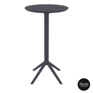 Sky Folding BAR Table 60 Round – Anthracite