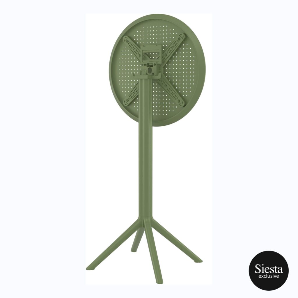 Sky Folding BAR Table 60 Round – Black image