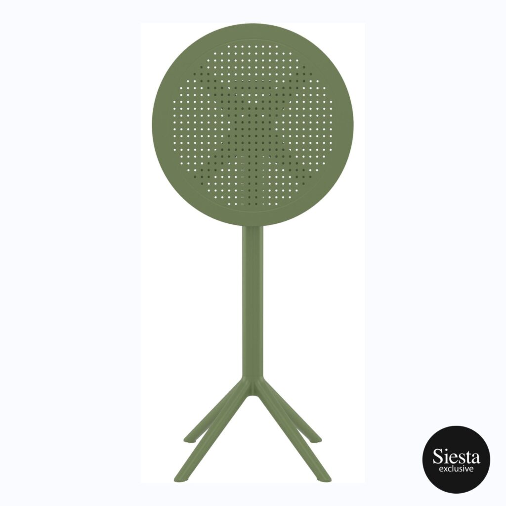 Sky Folding BAR Table 60 Round – Black image