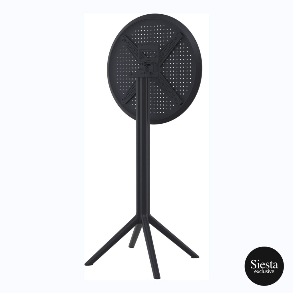 Sky Folding BAR Table 60 Round – Black image