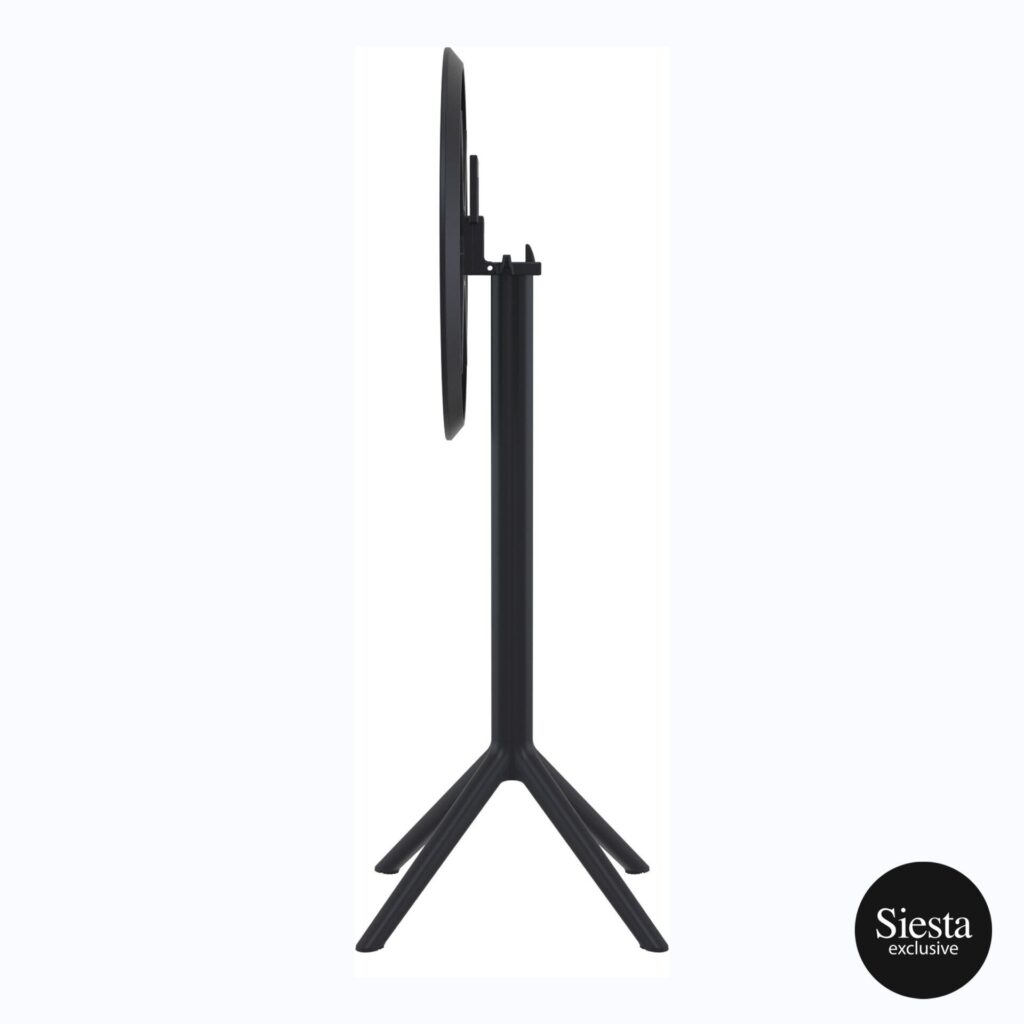 Sky Folding BAR Table 60 Round – Black image