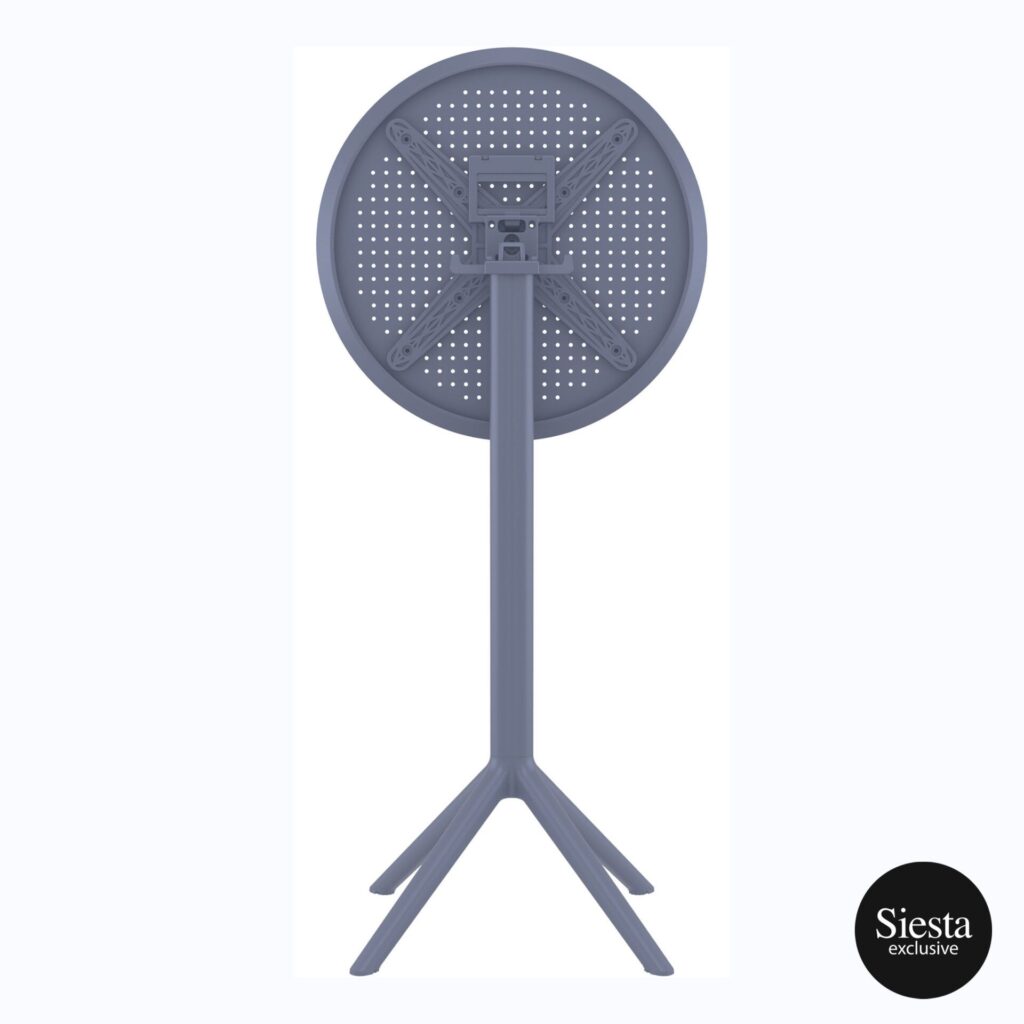 Sky Folding BAR Table 60 Round – Black image