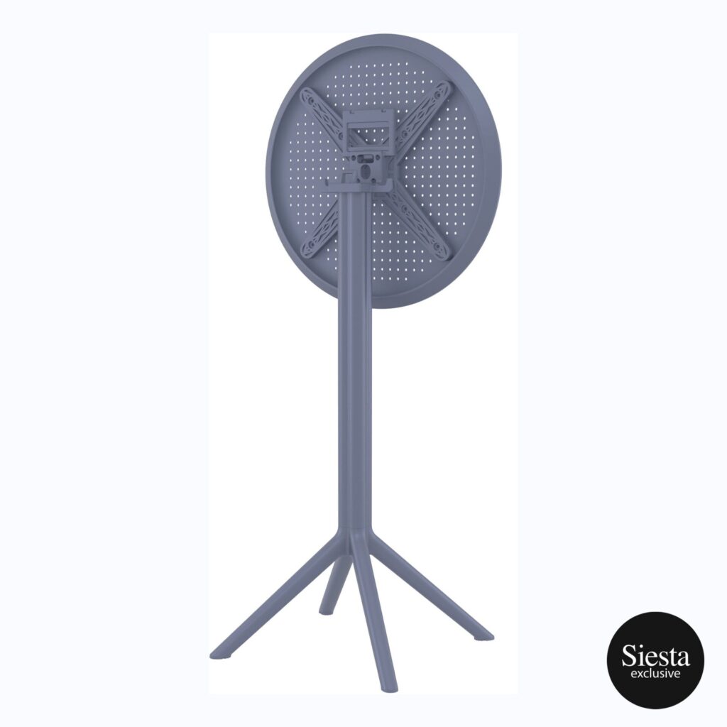 Sky Folding BAR Table 60 Round – Black image