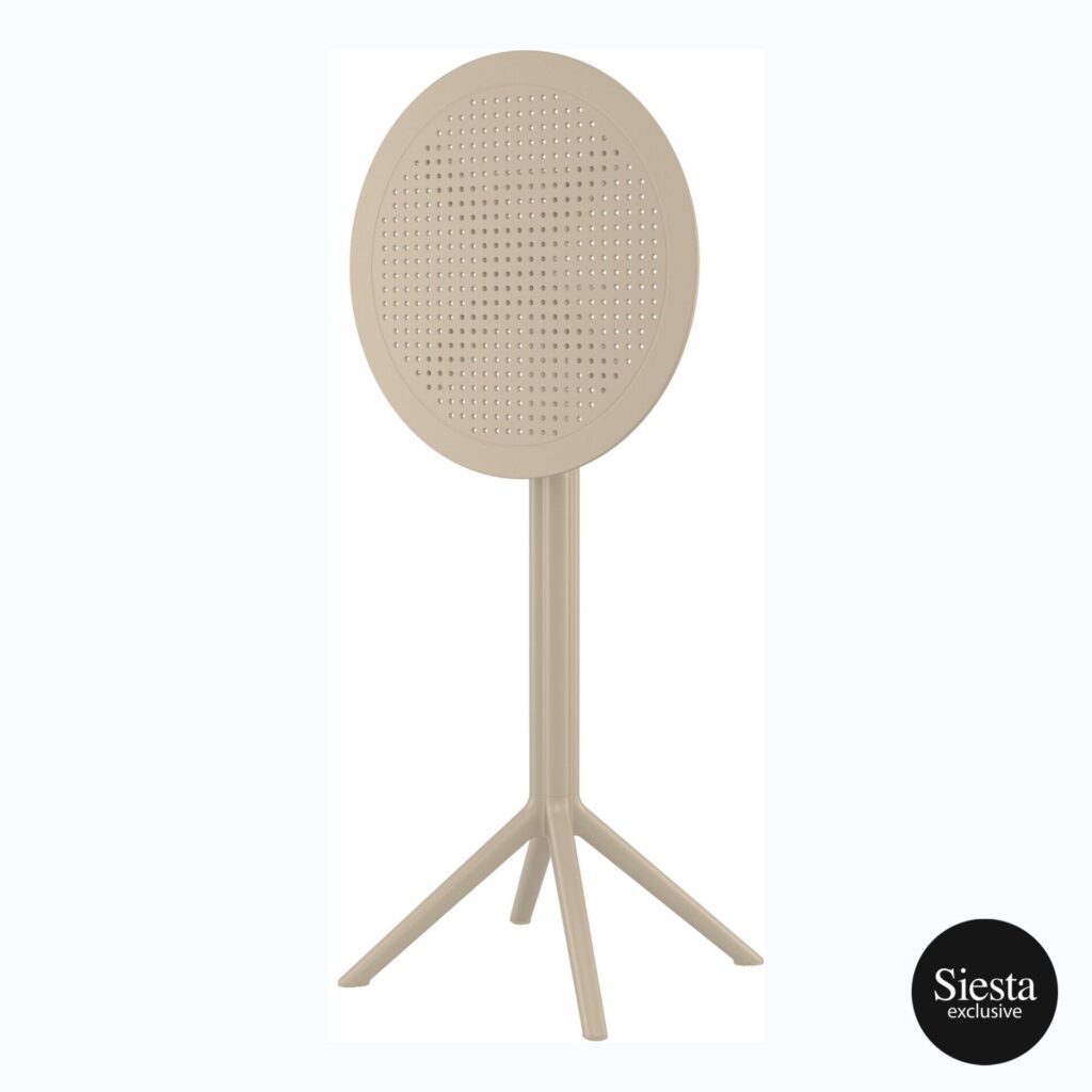 Sky Folding BAR Table 60 Round – Black image