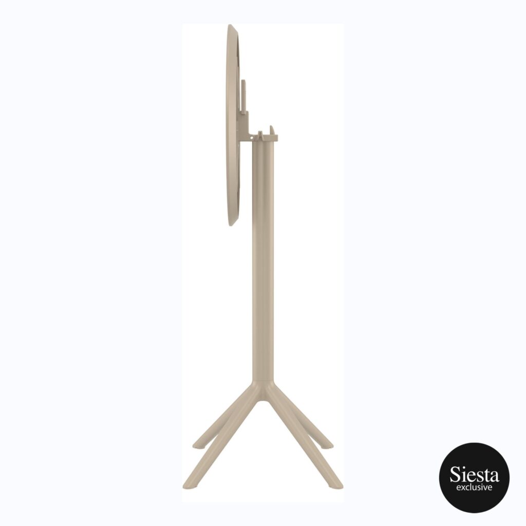 Sky Folding BAR Table 60 Round – Black image