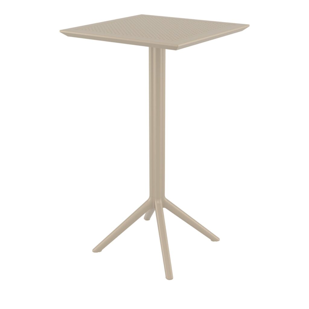 Sky Folding BAR Table 60 Square – White image