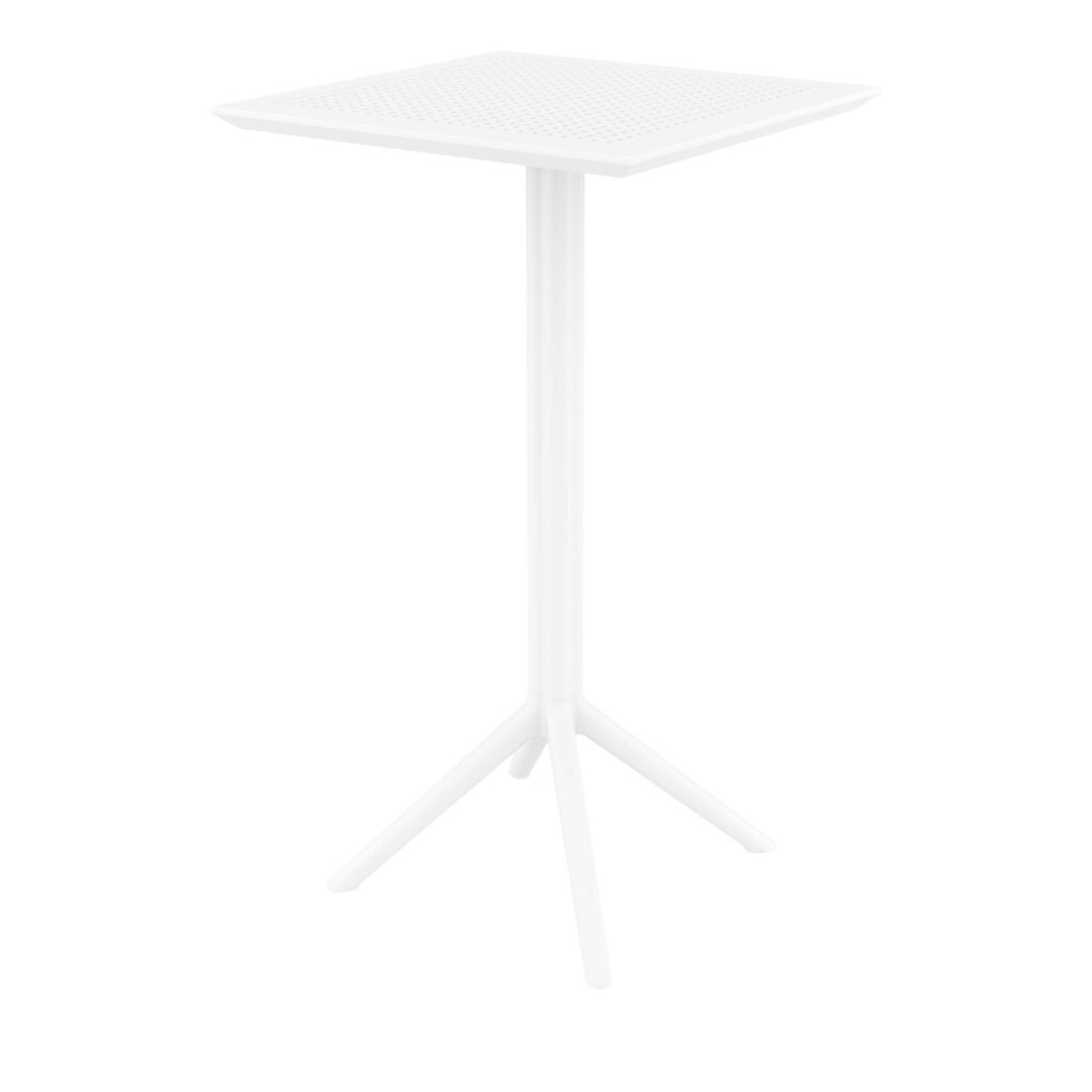 Sky Folding BAR Table 60 Square – White image