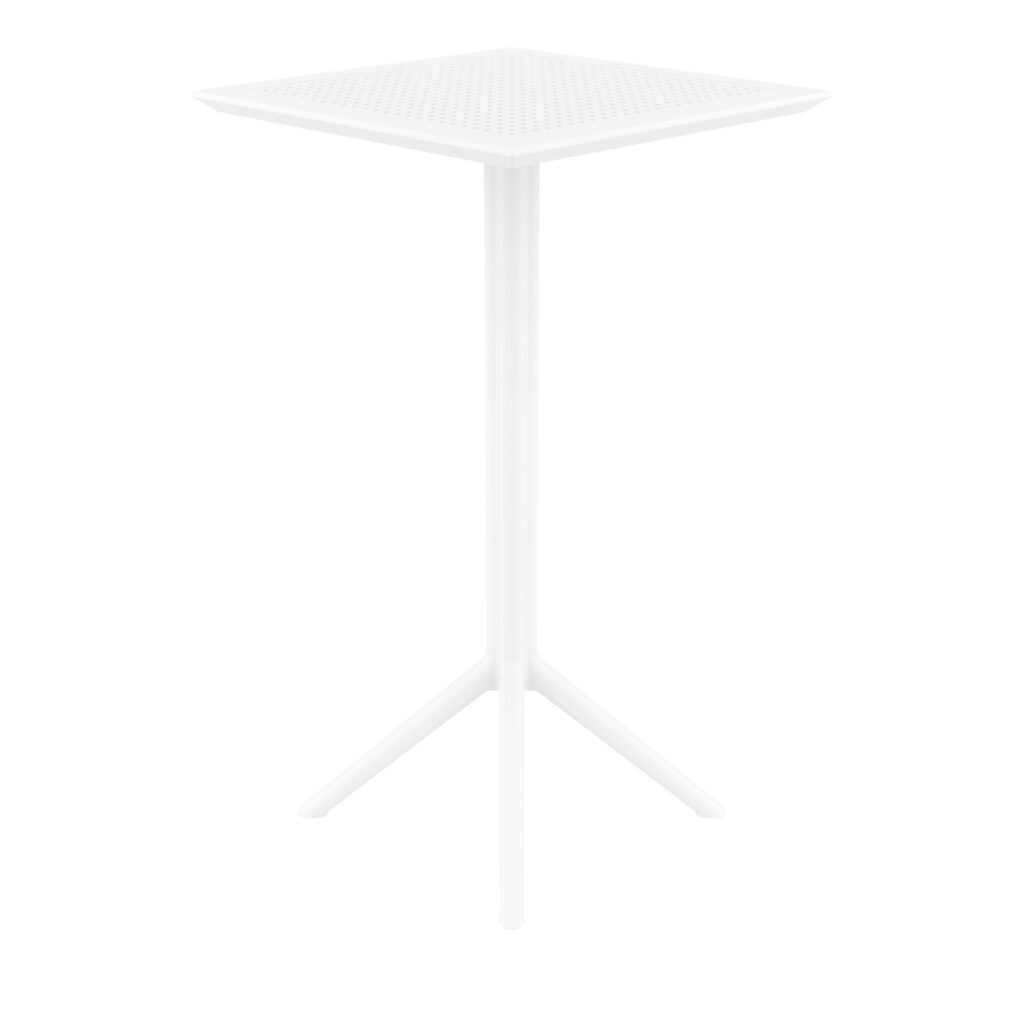 Sky Folding BAR Table 60 Square – White image