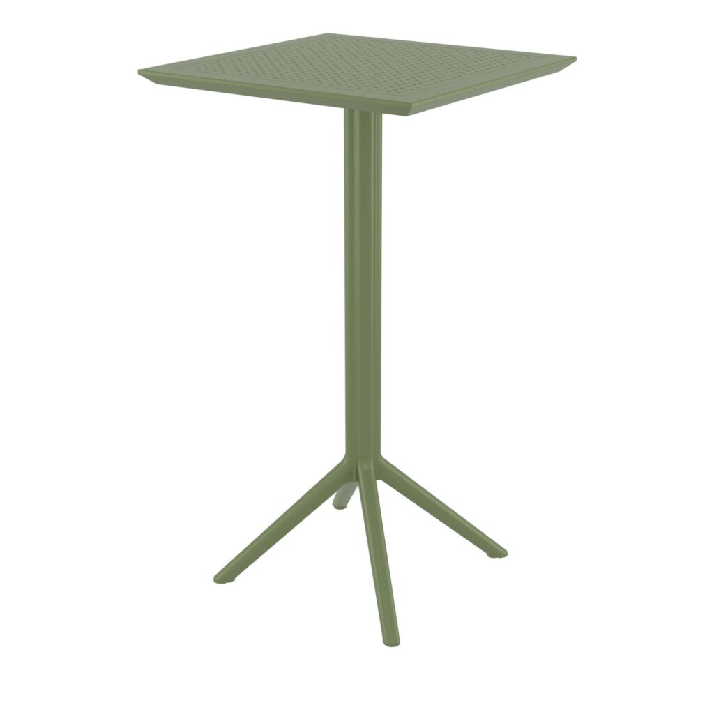 Sky Folding BAR Table 60 Square – White image