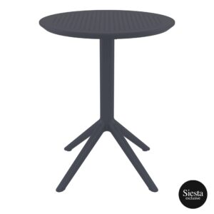 Sky Folding Table 60 Round – Anthracite