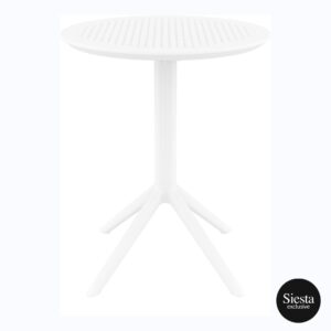 Sky Folding Table 60 Round – White
