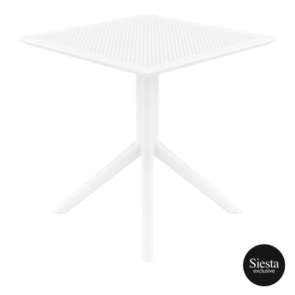 Sky Folding Table 60 Square – White image